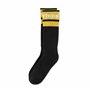 Dr. Martens Chaussettes en mélange de coton avec logo athlétique pour adultes, noir/jaune, taille S/M, noir/jaune, S/M