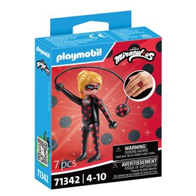 Playmobil 71342 Miraculous : Antibug - Miraculous - Comprend Antibug et Divers Accessoires - Les Aventures de Ladybug et Chat No
