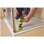 RYOBI Brosse 4V USB Lithium 2 vitesses Idéal pour nettoyer facilement les éviers, les cabines de douche - Livrée avec 1 brosse m