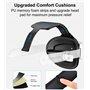 TRANSNOVO Sangle Élite Compatible avec Meta Quest 3S/Quest 3 Accessoire, Sangle Rétractable à Bouton Unique de Remplacement pour