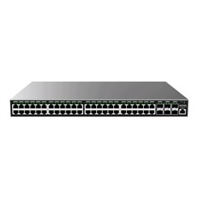 GRANDSTREAM GWN7806P Switch gérable Couche (Layer) 2+ enrackable. Ports : 48x GbE RJ45 PoE 802.3 AF/at, + 30 W par Port, Puissan