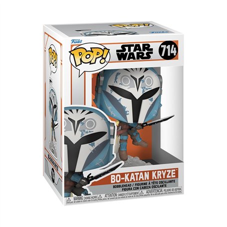 Funko Pop! Star Wars: The Mandalorian – Bo-Katan with Darksaber​ and Jet Pack - Figurine en Vinyle à Collectionner - Idée de Cad