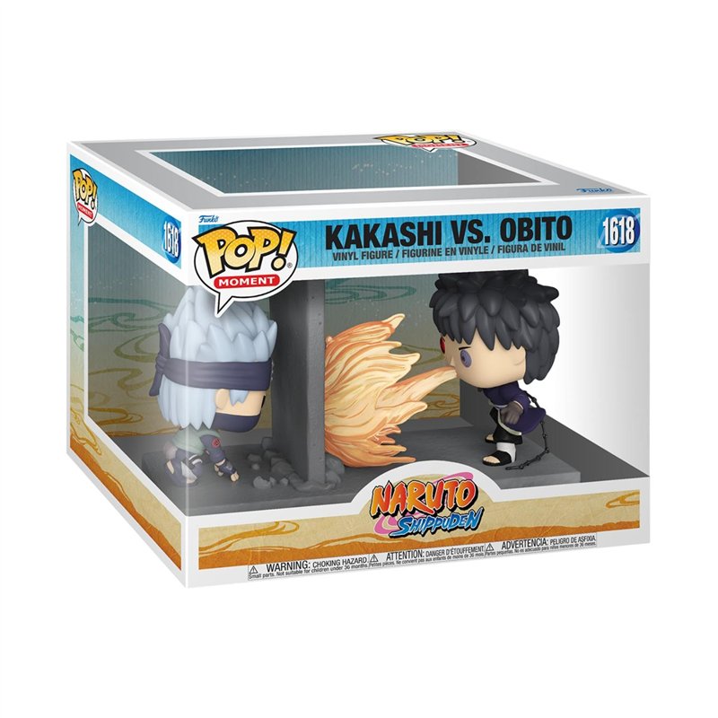 Funko Pop! Moment: Naruto - Kakashi Hatake Vs Obito - Naruto Shippuden - Figurine en Vinyle à Collectionner - Idée de Cadeau - P