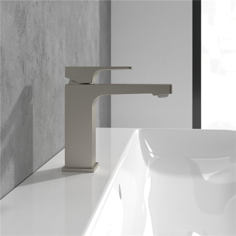 Image secondaire de Mitigeur pour lavabo Villeroy & Boch Architectura Square sans bonde, robinet de lavabo économe en eau, hauteur de bec 113 mm, re