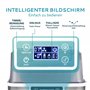 EUHOMY Machine à glaçons en acier inoxydable, 24 glaçons en 13 minutes, 24 kg/24 h, machine à glaçons gastro, auto-nettoyante, 3
