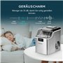 EUHOMY Machine à glaçons en acier inoxydable, 24 glaçons en 13 minutes, 24 kg/24 h, machine à glaçons gastro, auto-nettoyante, 3