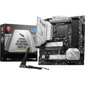 MSI MAG B760M Mortar Carte mère de Jeu WiFi II (Prend en Charge Les processeurs Intel 12e/13e/14e génération, LGA 1700, DDR5, PC