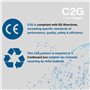 C2G Station d'accueil USB-C 10-en-1, Triple écran avec HDMI, DisplayPort, VGA, Ethernet, USB, Lecteur de Carte SD,