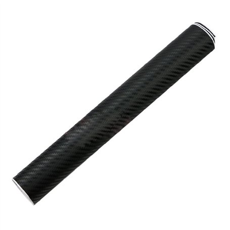 Autocollant universel pour ordinateur portable 3D en fibre de carbone durable Noir Bonne vue pour ordinateur portable 17" Accs
