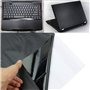 Autocollant universel pour ordinateur portable 3D en fibre de carbone durable Noir Bonne vue pour ordinateur portable 17" Accs