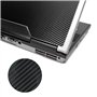 Autocollant universel pour ordinateur portable 3D en fibre de carbone durable Noir Bonne vue pour ordinateur portable 17" Accs