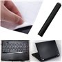 Autocollant universel pour ordinateur portable 3D en fibre de carbone durable Noir Bonne vue pour ordinateur portable 17" Accs