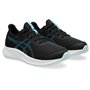 Asics Patriot 13 GS Sneaker, Black Teal Blue, 36 EU