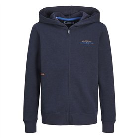 JACK&JONES JUNIOR JJGREAT B2S Logo Sweat Zip Hood JNR, Veste Sweat,