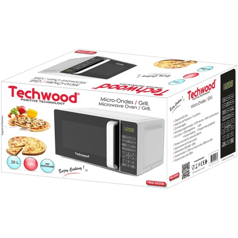 Image secondaire de TECHWOOD Micro-Ondes 20L /Grill 700W TMO-2020D TECHWOOD