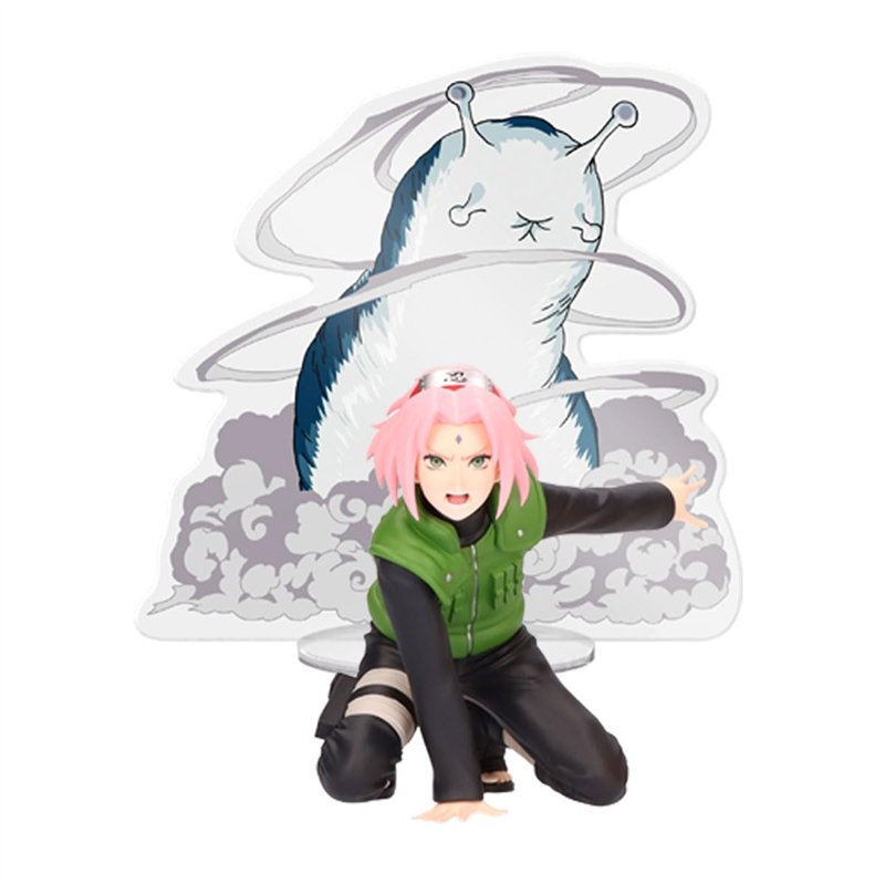 Banpresto Sakura Haruno Figurine d'action Naruto Shippuden - Panneau Spectacle Special 9 cm, Multicolore, BP89268P