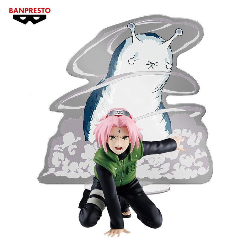 Image secondaire de Banpresto Sakura Haruno Figurine d'action Naruto Shippuden - Panneau Spectacle Special 9 cm, Multicolore, BP89268P