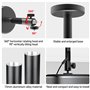 2 in 1 Support Videoprojecteur Plafond, Support Mural Videoprojecteur, Support Projecteur, 360° Schwenkbar Support Rétroprojecte