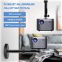 2 in 1 Support Videoprojecteur Plafond, Support Mural Videoprojecteur, Support Projecteur, 360° Schwenkbar Support Rétroprojecte