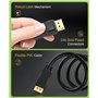 TECHLY 368123 Câble audio/vidéo DisplayPort 2.1 M/M 4K 2m Noir Noir
