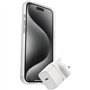 Otterbox Pack de Protection pour iPhone 15 Pro Max; Coque de Protection Fine Symmetry Clear MagSafe, Protecteur d'écran Premium 