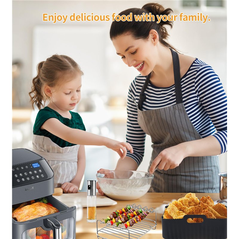 Image secondaire de Ninja Foodi Accessoires de Friteuse à Air Chaud 2025 AF500EU AF400EU, AF300EU, Double Stack XL SL400EU Accessoires Moule en Sili