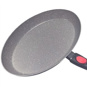 Nice Cooker Poêle à Poisson Ovale - Roc-Tec®. *38 cm* Vraies particules de Pierre. Antiadhésif - Tous Feux dont Induction + Four