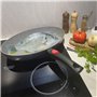 Nice Cooker Poêle à Poisson Ovale - Roc-Tec®. *38 cm* Vraies particules de Pierre. Antiadhésif - Tous Feux dont Induction + Four