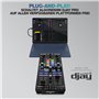 Reloop Mixtour Pro - Contrôleur DJ tout-en-un ultra-portable de haute qualité à 4 platines avec interface audio