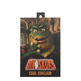 NECA Figurine d'action Dinosaures Earl Sinclair 18 Cm