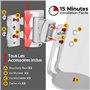 Sound bass ERA100 Lot de 2 Supports de Montage Mural, inclinables et pivotants, Blanc, Double (2 pièces), Compatible avec Sonos 