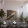 Sound bass ERA100 Lot de 2 Supports de Montage Mural, inclinables et pivotants, Blanc, Double (2 pièces), Compatible avec Sonos 