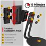 ERA100 Lot de 2 supports de fixation murale inclinables et pivotants, noir, double (2 pièces), compatibles avec Sonos ERA 100, i