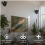 ERA100 Lot de 2 supports de fixation murale inclinables et pivotants, noir, double (2 pièces), compatibles avec Sonos ERA 100, i