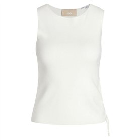 Jack & Jones Jxdahlia Top Knit Débardeur pour Femme Blanc - Marque EAN : 5715514254560 - Taille XS