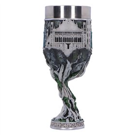 Nemesis Now Verre Gondor du Seigneur des Anneaux 19 cm, Résine Grise, Marchandise officielle du Seigneur des Anneaux, Gobelet Go