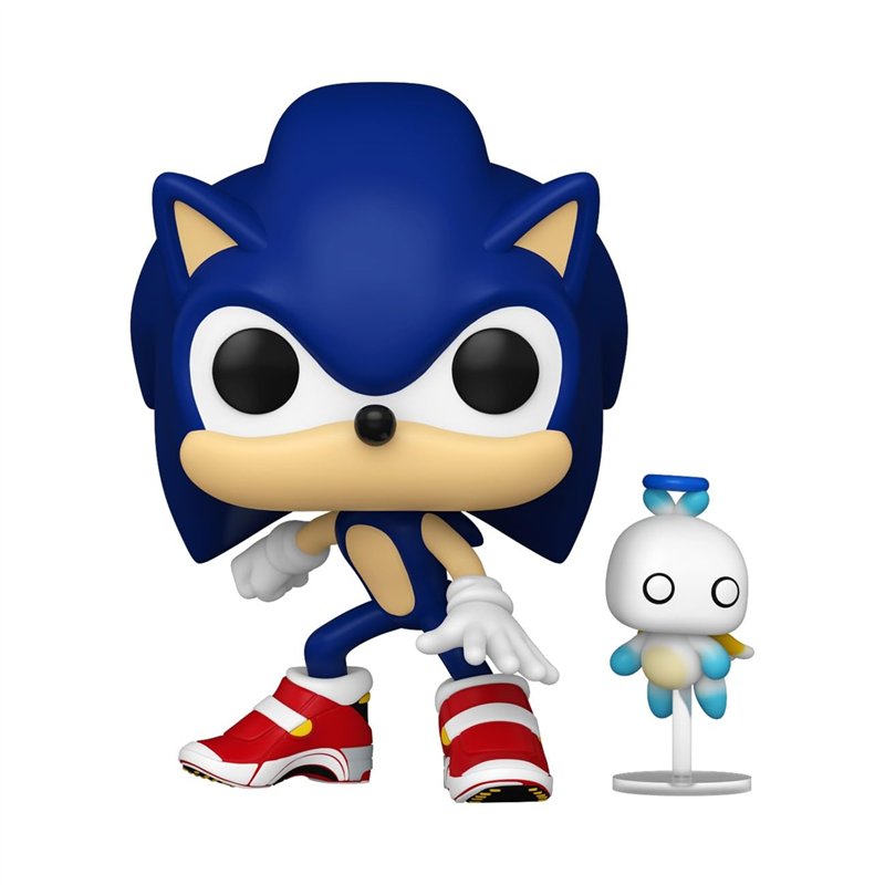 Image secondaire de Funko Pop! & Buddy: Sonic The Hedgehog - Sonic The Hedgehog with HChao - Figurine en Vinyle à Collectionner - Idée de Cadeau - P