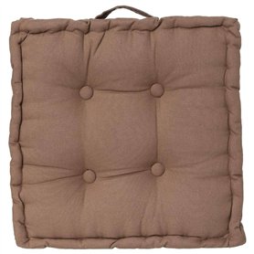 Atmosphera - Coussin de Sol Taupe 40x40 cm