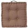 Atmosphera - Coussin de Sol Taupe 40x40 cm