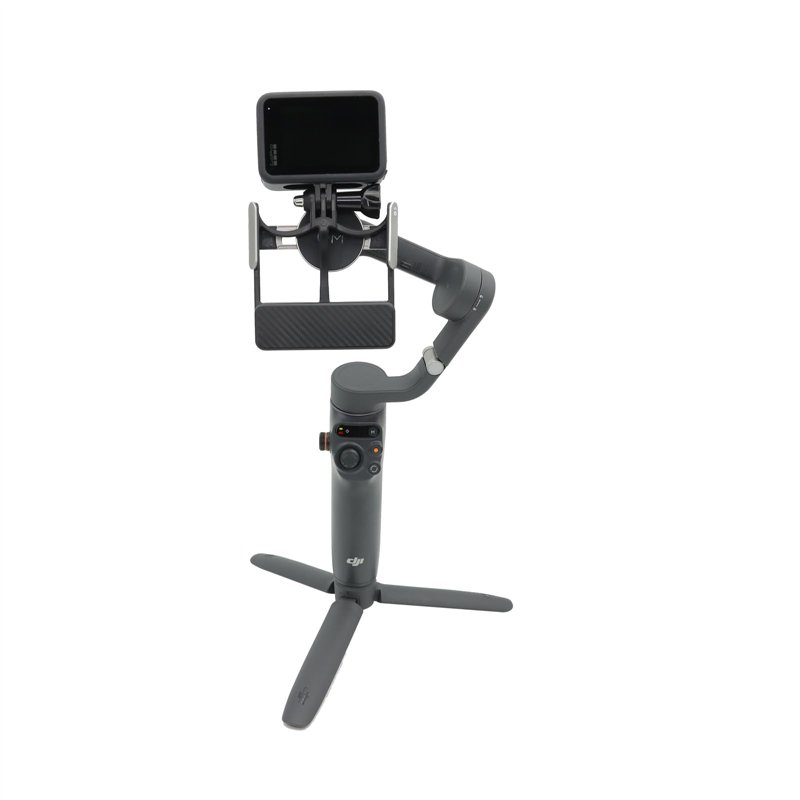 Image secondaire de Levigo Adaptateur de cardan compatible avec DJI Osmo 6/5/4/3, adapté pour DJI Action 4, pour caméra de sport GoPro Series