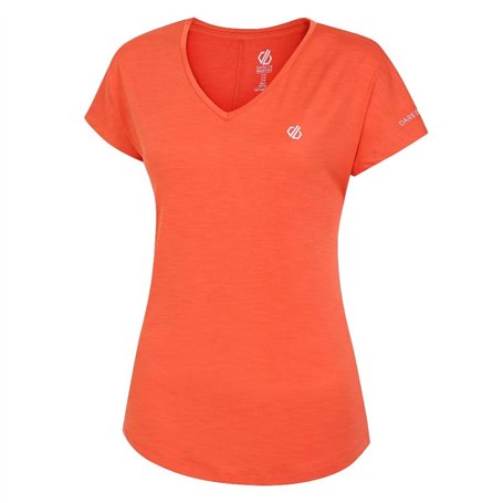 Dare 2b T- Shirt léger Vigilant pour Femme Maillot de Yoga, Orange, 46