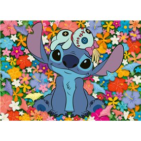 Ravensburger - Puzzle Adulte - Puzzle 1000 pièces - Stitch et Souillon - Adultes et Enfants à partir de 14 Ans - Puzzle de quali