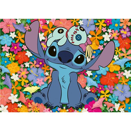 Ravensburger - Puzzle Adulte - Puzzle 1000 pièces - Stitch et Souillon - Adultes et Enfants à partir de 14 Ans - Puzzle de quali