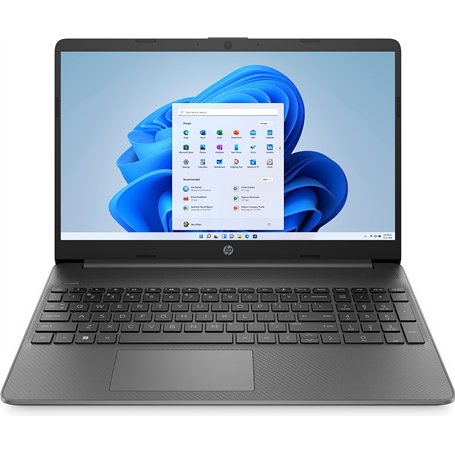 HP Laptop 15s-fq0003sf, Full-HD Display, Intel Celeron-N4120, 4 GB RAM, 128 GB SSD, Windows 11 Home S, Microsoft 365 Personnel 1