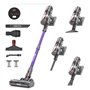 aujun J10 Aspirateur Balai sans Fil 580W 48kPa, 70 Mins Aspirateur Puissant avec Écran Tactile Intelligent, Brosse Anti-Emmêleme