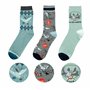 Cinereplicas HARRY POTTER - Chaussettes - Set de 3 Paires de Chaussettes Hedwige - Taille Unique - Licence Officielle