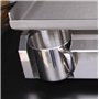 LITTLE BALANCE 8679 Amplitude 60-40, Plancha électrique semi professionnelle, 2 zones de cuisson indépendantes, 3000 W, Fabricat