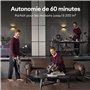 Ultenic U16 Flex Aspirateur Balai sans Fil, 50kPa/60min Aspirateur sans Fil Hyper-Puissant, Technologie GreenEye, Tube Pliable, 