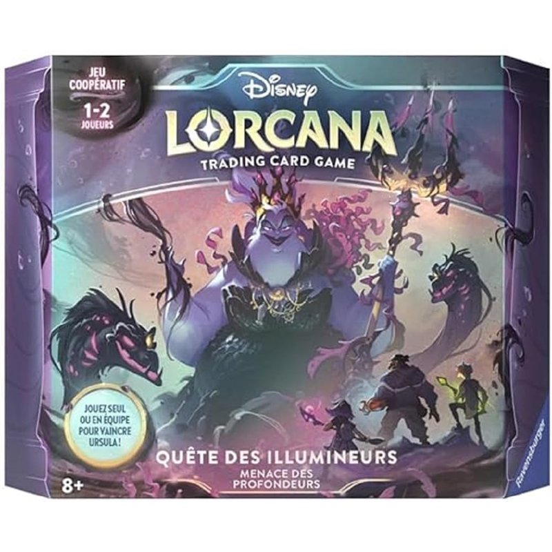 Ravensburger Disney Lorcana TCG - Le Retour d'Ursula - Jeu de Cartes à Collectionner JCC - Coffret Quête des Illumineurs Menace