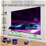 Mini Videoprojecteur Rotatif à 360° Native 720P, Prend en Charge 1080P Android 13.0 Projecteur Mural avec Haut-Parleur, Netflix,